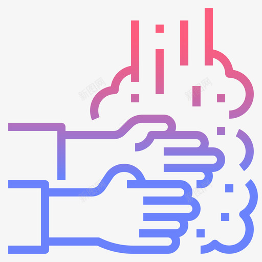 卫生流行病2线性梯度svg_新图网 https://ixintu.com 卫生 流行病 线性 梯度