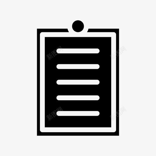 教育剪贴板笔记本svg_新图网 https://ixintu.com 教育 剪贴板 笔记本 学校 写作 字形