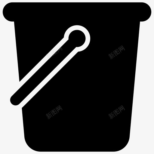水桶手水桶房屋清洁符号图标svg_新图网 https://ixintu.com 水桶 房屋 清洁 符号 图标