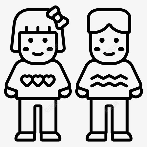 情侣阿凡达男孩和女孩svg_新图网 https://ixintu.com 情侣 阿凡 男孩 女孩 家庭 女人 人和 男人 圣诞节