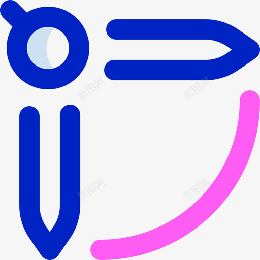 指南针平面设计166彩色svg_新图网 https://ixintu.com 指南针 平面设计 彩色