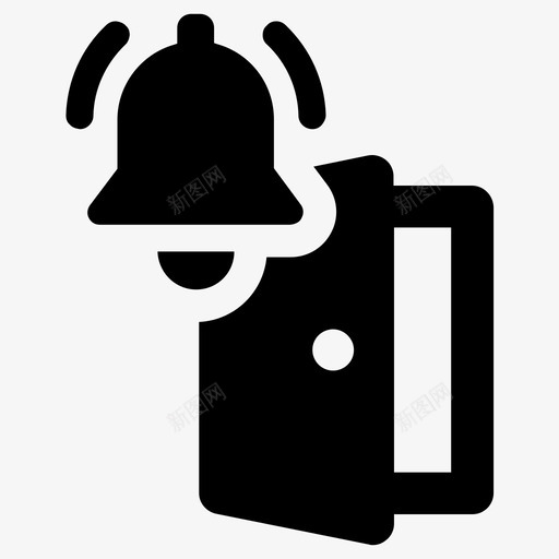 门铃警报家庭安全svg_新图网 https://ixintu.com 门铃 警报 家庭 安全 房屋 保护