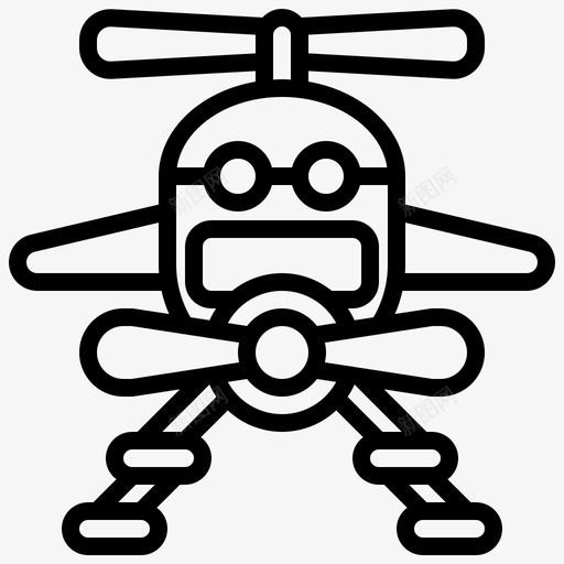 直升机军用78直线型svg_新图网 https://ixintu.com 直升机 军用 直线 线型