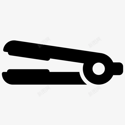 直发器电子设备卷发器svg_新图网 https://ixintu.com 直发 电子设备 卷发器 烫发 发型 字形 矢量 矢量图 图标