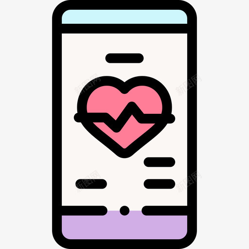 手机运动训练4线性颜色svg_新图网 https://ixintu.com 手机 运动训练 线性 颜色