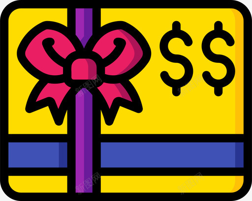 卡片礼品18线性颜色svg_新图网 https://ixintu.com 卡片 礼品 线性 颜色