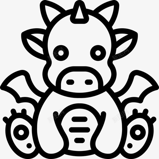 龙童话14直系svg_新图网 https://ixintu.com 童话 直系