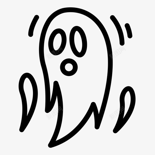 鬼魂邪恶万圣节svg_新图网 https://ixintu.com 万圣节 鬼魂 邪恶 恐怖