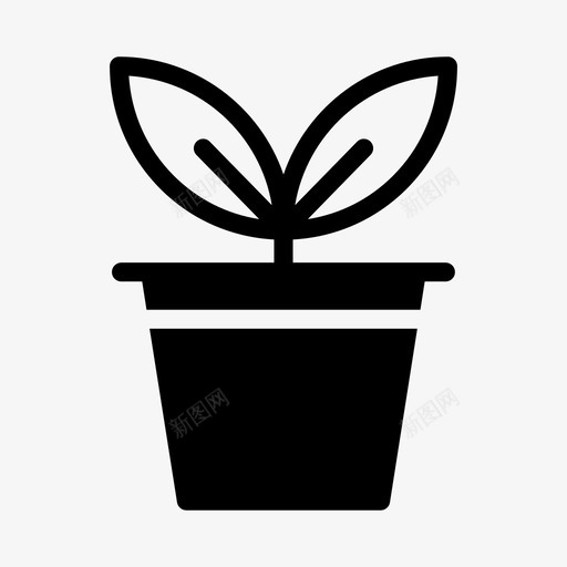 叶植物生长绿色叶svg_新图网 https://ixintu.com 叶植物 植物 生长 绿色 自然 教育 学校 字形