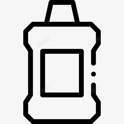漱口水牙科护理44线性svg_新图网 https://ixintu.com 漱口 口水 牙科 护理 线性