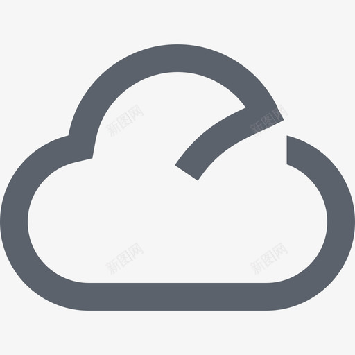 云盘文件线svg_新图网 https://ixintu.com 文件