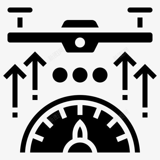 速度加速器控制svg_新图网 https://ixintu.com 速度 加速器 控制 仪表 面板 无人机 元件 GLYPH1