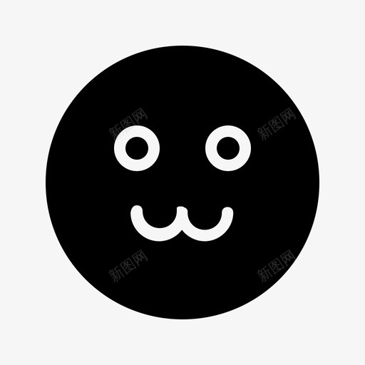 可爱表情符号快乐svg_新图网 https://ixintu.com 符号 表情 可爱 快乐 微笑