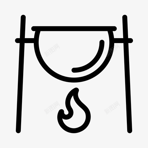烹饪燃烧器篝火大锅svg_新图网 https://ixintu.com 烹饪 燃烧器 户外 篝火 大锅 旅行 野营 线雕文
