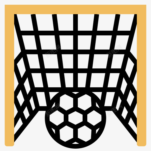 进球足球元素4黄影svg_新图网 https://ixintu.com 进球 足球 元素 黄影