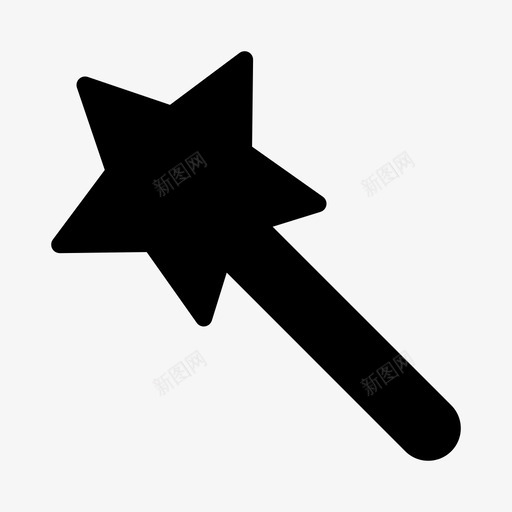 巫师棒艺术设计svg_新图网 https://ixintu.com 巫师 艺术 设计 魔杖 开发 字形