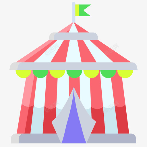 马戏团帐篷游乐园86公寓svg_新图网 https://ixintu.com 马戏团 帐篷 游乐园 公寓