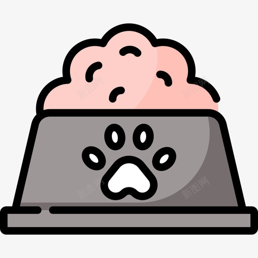 狗粮宠物店92线性颜色svg_新图网 https://ixintu.com 狗粮 宠物 线性 颜色