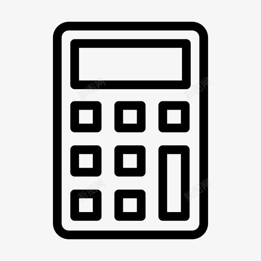 计算器会计机器svg_新图网 https://ixintu.com 技术 计算器 会计 机器 数学