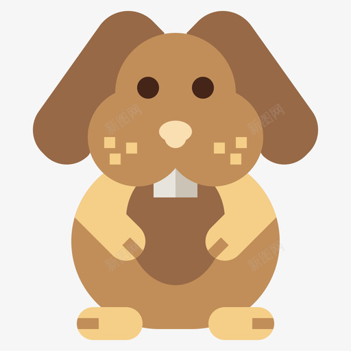 兔子兽医80扁平svg_新图网 https://ixintu.com 兔子 兽医 扁平