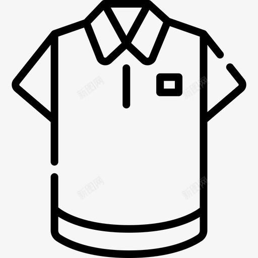 马球衫夏装26直线型svg_新图网 https://ixintu.com 马球衫 球衫 夏装 直线 线型