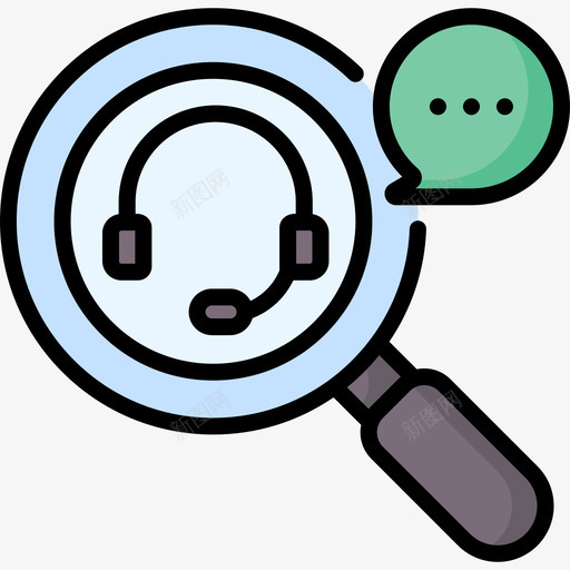 呼叫中心代理呼叫中心服务21线性颜色svg_新图网 https://ixintu.com 呼叫中心 代理 服务 线性 颜色