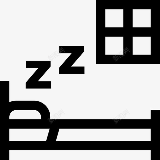 睡眠健康99线性svg_新图网 https://ixintu.com 睡眠 健康 线性