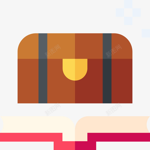 宝箱文献34扁平svg_新图网 https://ixintu.com 宝箱 文献 扁平