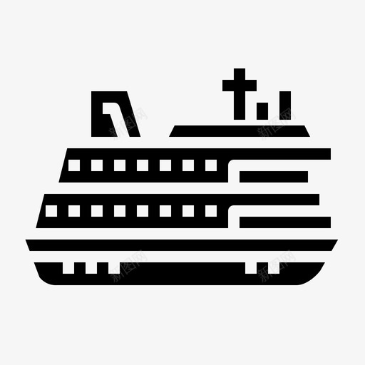 渡船船5装满svg_新图网 https://ixintu.com 渡船 装满