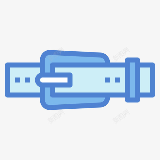 皮带附件26蓝色svg_新图网 https://ixintu.com 皮带 附件 蓝色