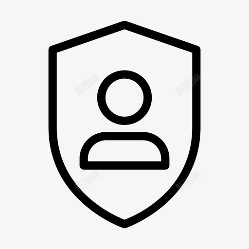 用户屏蔽保护安全svg_新图网 https://ixintu.com 用户 屏蔽 安全 保护 金融 标志 标志符 符号