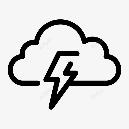 雷云预报风暴svg_新图网 https://ixintu.com 雷云 预报 风暴 流行