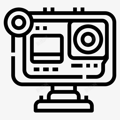 动作摄像机行程355线性svg_新图网 https://ixintu.com 动作 摄像机 行程 线性