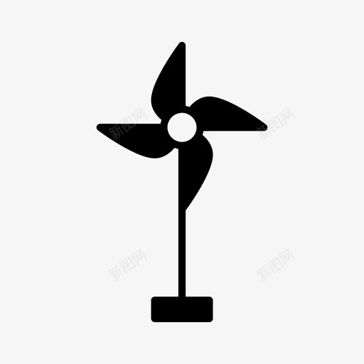 生态发电机风svg_新图网 https://ixintu.com 生态 发电机 科学 雕文