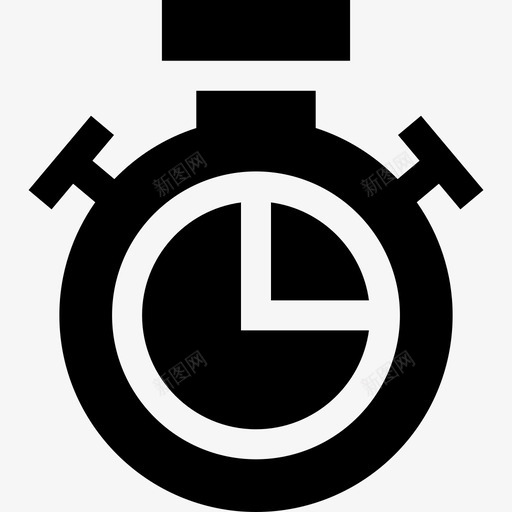 秒表速度表和时间8已填充svg_新图网 https://ixintu.com 秒表 速度 度表 时间 填充