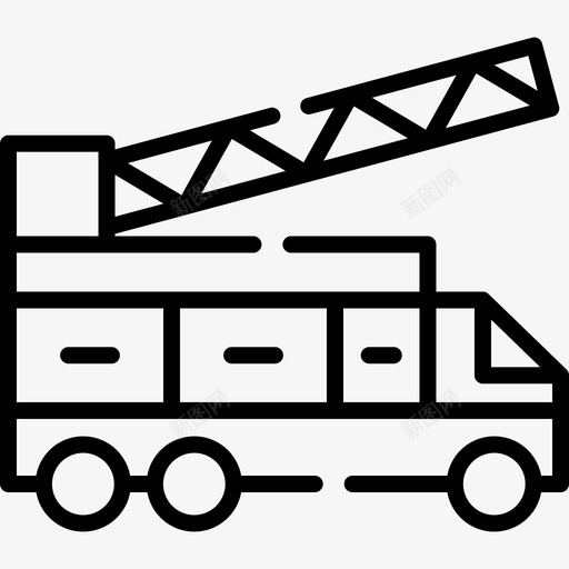 消防车消防员30直线型svg_新图网 https://ixintu.com 消防车 消防员 直线 线型