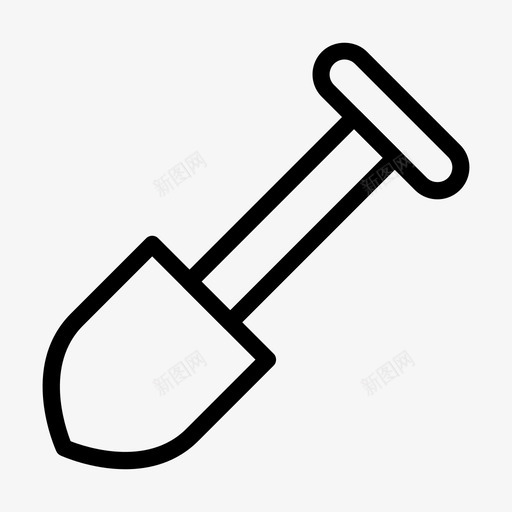 铲子园艺千斤顶svg_新图网 https://ixintu.com 铲子 园艺 千斤顶 铁锹 工具 清洁 符号