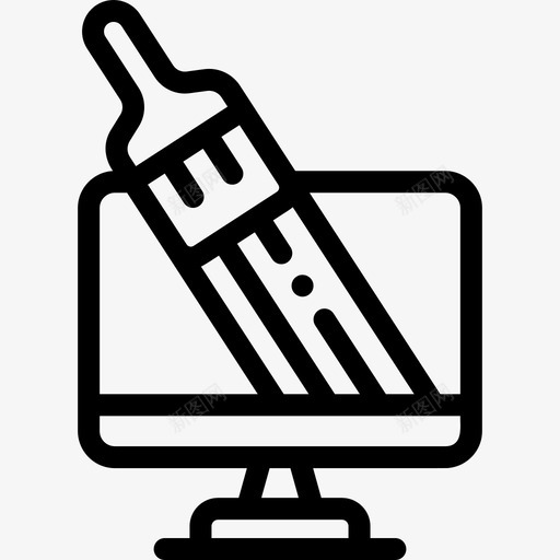 网站网页设计167线性svg_新图网 https://ixintu.com 网站 网页设计 线性