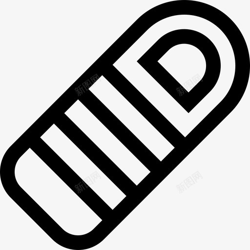 睡袋露营194直线型svg_新图网 https://ixintu.com 睡袋 露营 直线 线型
