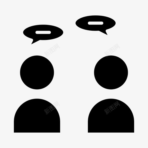 会谈会议谈话svg_新图网 https://ixintu.com 会议 会谈 商谈 学校 活动 演讲 讨论 谈话
