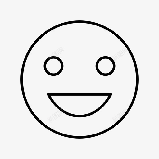 笑表情符号大笑字形图标svg_新图网 https://ixintu.com 表情 符号 大笑 字形 图标