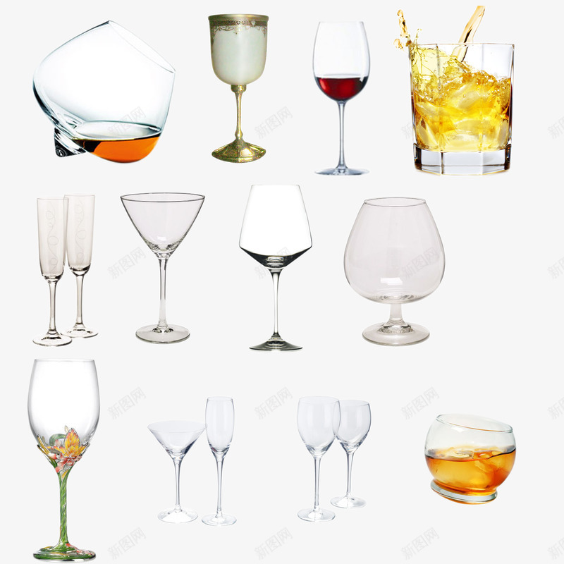 红酒杯10葡萄酒png免抠素材_新图网 https://ixintu.com 红酒 酒杯 葡萄酒