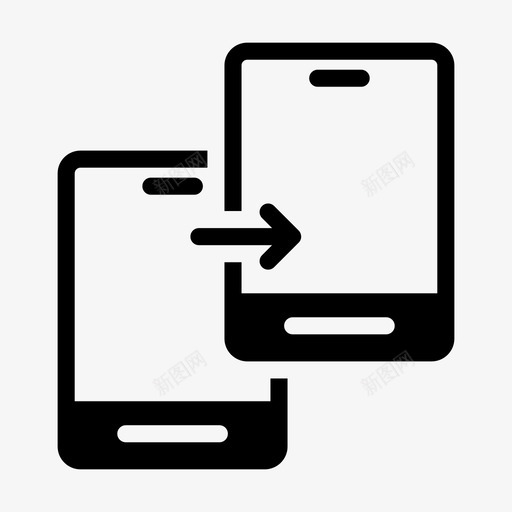 移动数据共享数据共享设备svg_新图网 https://ixintu.com 数据 共享 移动 设备 文件 传输 电话 金融 字形