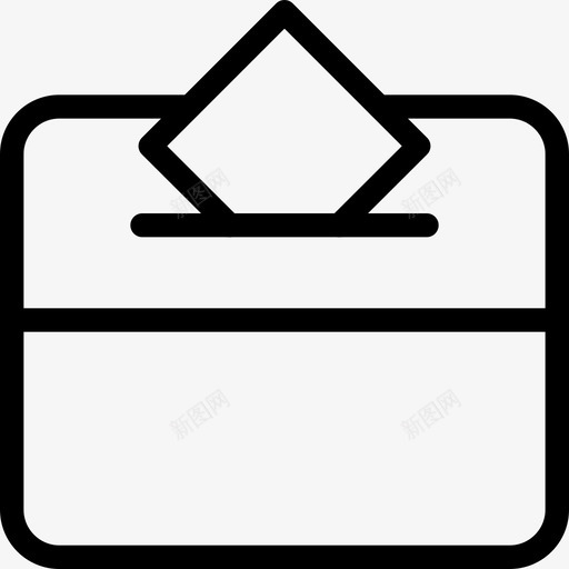 投票亭5票直线svg_新图网 https://ixintu.com 投票亭 直线