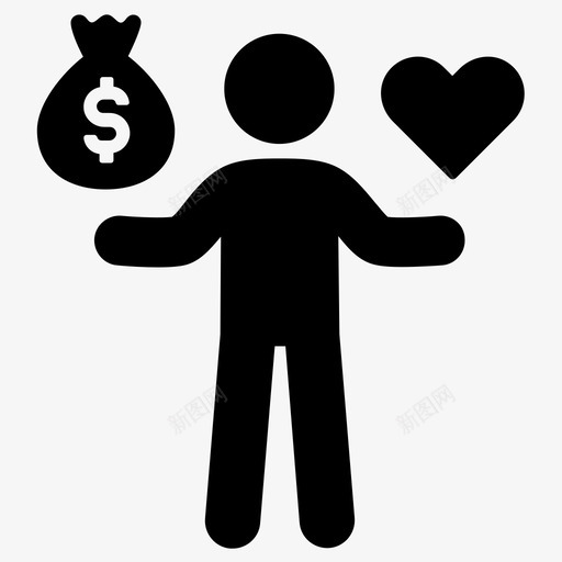 金钱爱平衡选择svg_新图网 https://ixintu.com 金钱 平衡 选择 美元
