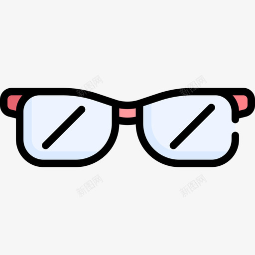 眼镜高中34线颜色svg_新图网 https://ixintu.com 眼镜 高中 颜色