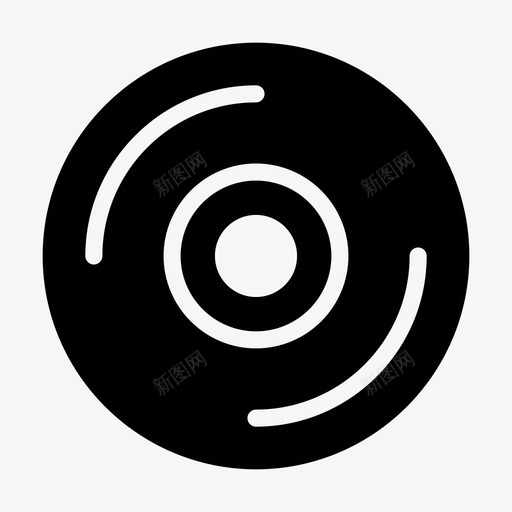 cd广告光盘svg_新图网 https://ixintu.com 广告 媒体 cd 光盘 dvd 符号