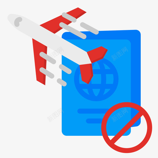 禁止病毒6平坦svg_新图网 https://ixintu.com 禁止 病毒 平坦