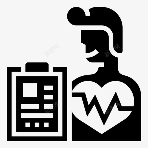 诊断医生检查svg_新图网 https://ixintu.com 诊断 医生 检查 医疗保健 患者 组织 捐赠 标志