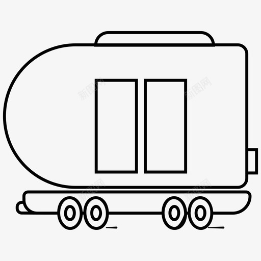 有轨电车地铁公共交通svg_新图网 https://ixintu.com 有轨 电车 地铁 公共 交通 货车 交通线路 图标
